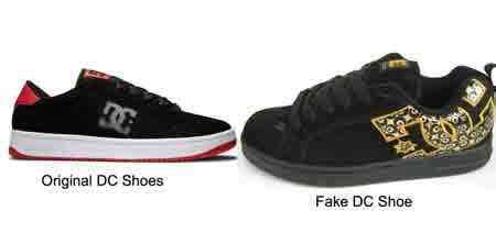 how to know fake dc shoes|are dc shoes genuine.